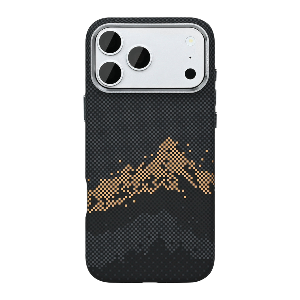 Rixus Alpine Ultra-Slim Case With MagSafe Compatible RXD082 For Apple iPhone 17 Pro Max, 18 Pro Max Mountain Black