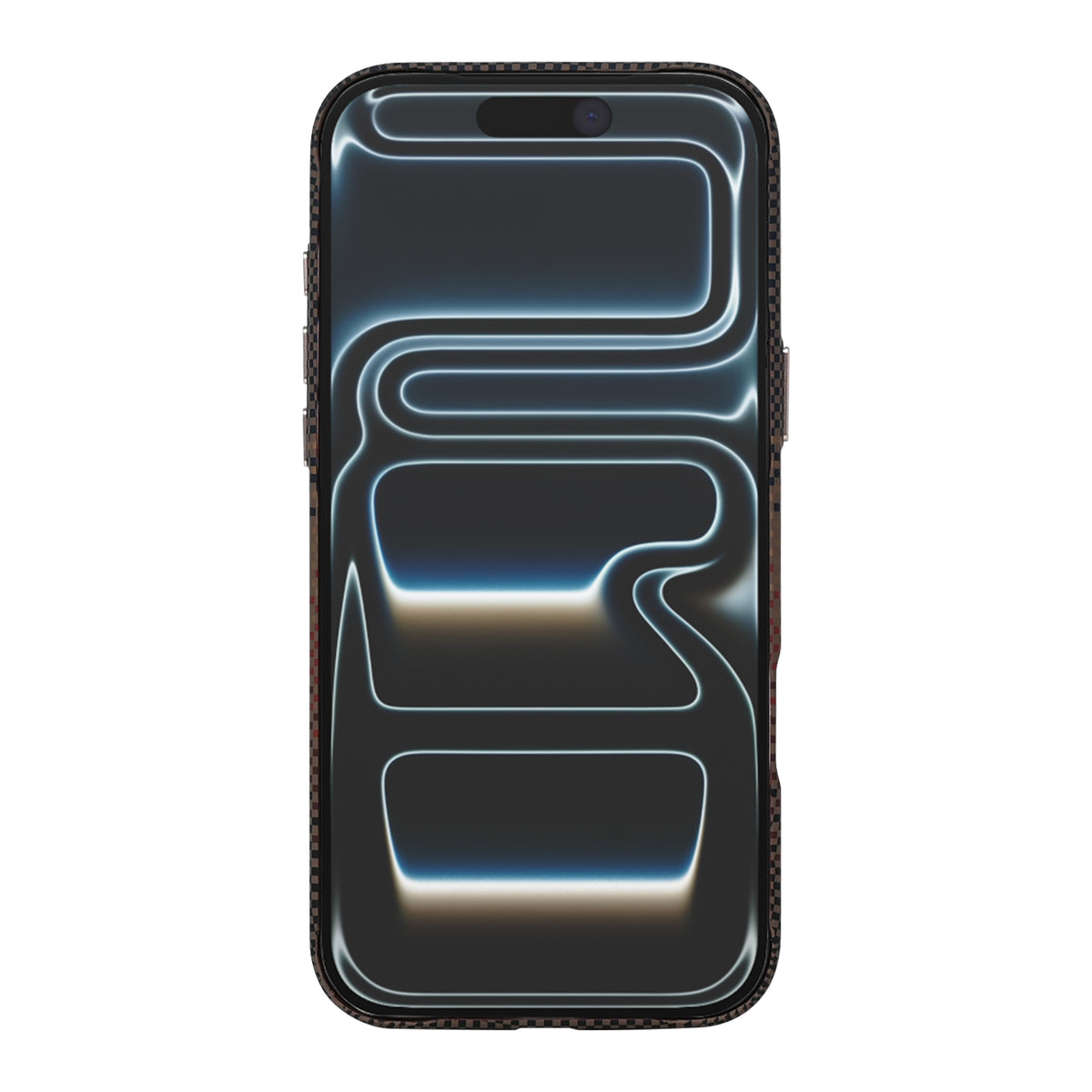 Rixus Alpine Ultra-Slim Case With MagSafe Compatible RXA130 For Apple iPhone 17 Pro Max, 18 Pro Max Stripe Brown