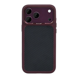 Rixus Mag Carbon With MagSafe Compatible For Apple iPhone 17 Pro, 18 Pro Deep Purple