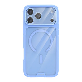 Rixus Crystal Amber Case For Apple iPhone 17 Pro, 18 Pro Light Blue