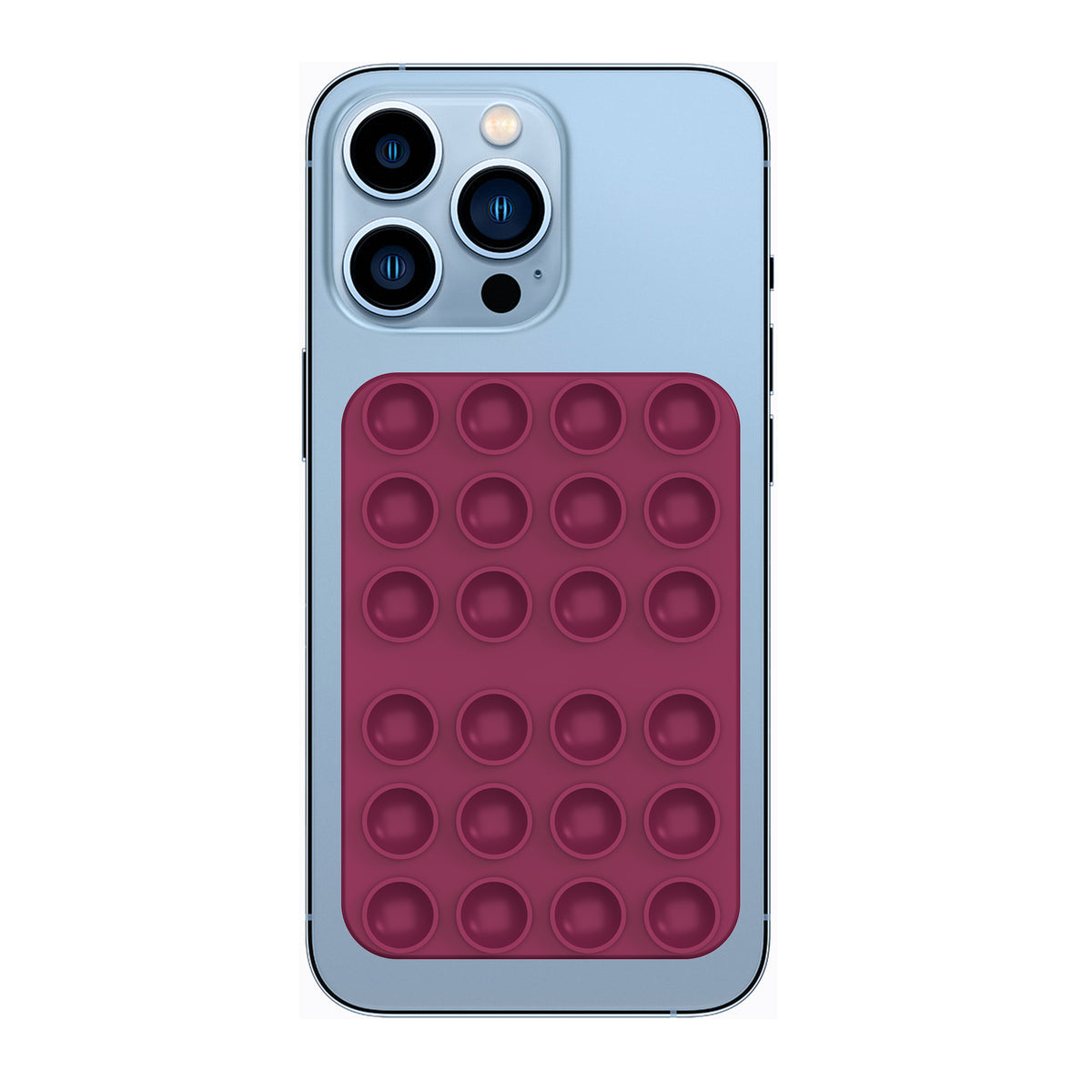 Rixus RXPH70D Adhesive Suction Cup Phone Holder Dark Cherry