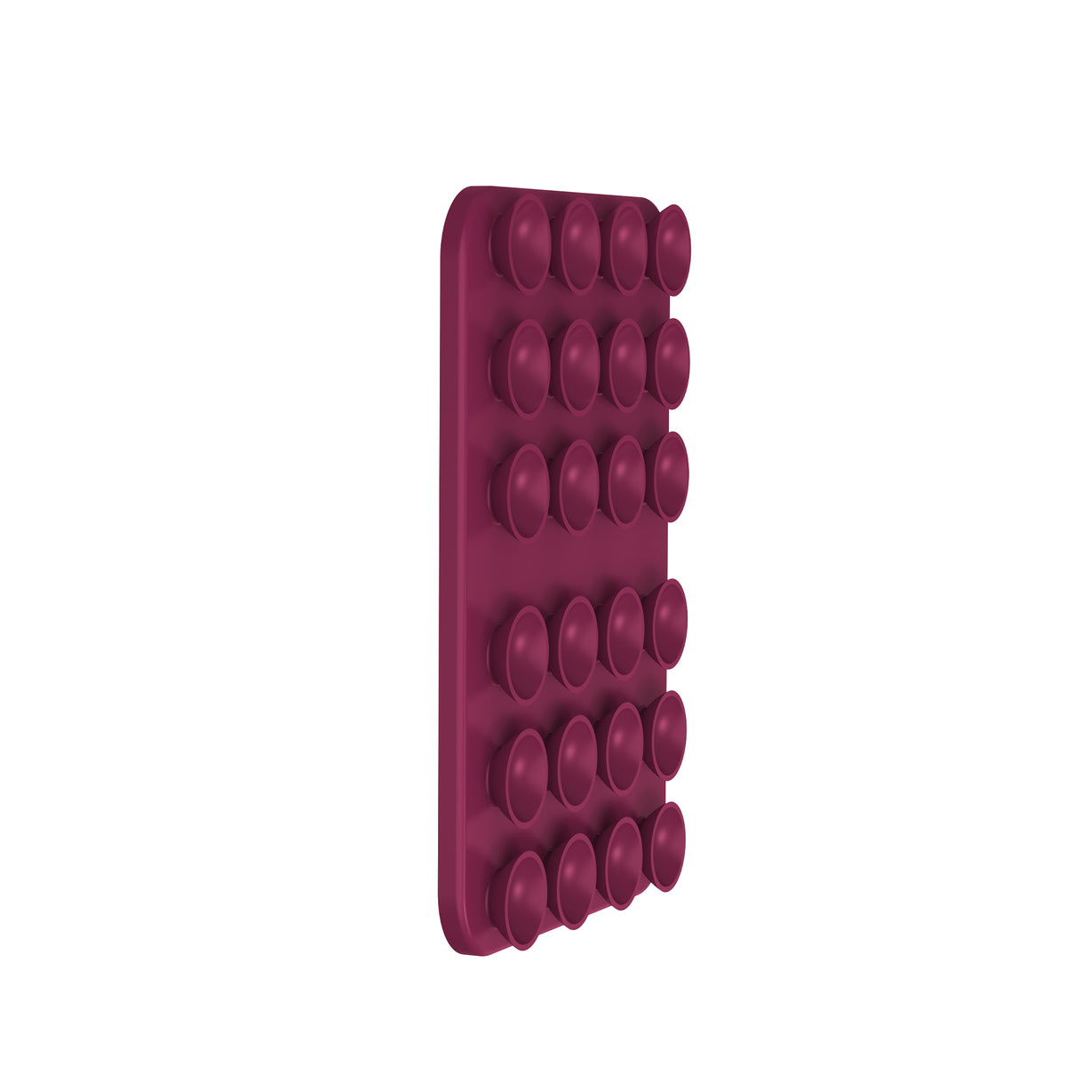 Rixus RXPH70D Adhesive Suction Cup Phone Holder Dark Cherry