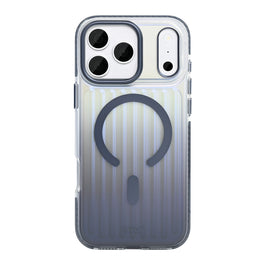 Rixus Aero Ribbed Shield Case With MagSafe Compatible For Apple iPhone 17 Pro, 18 Pro Blue