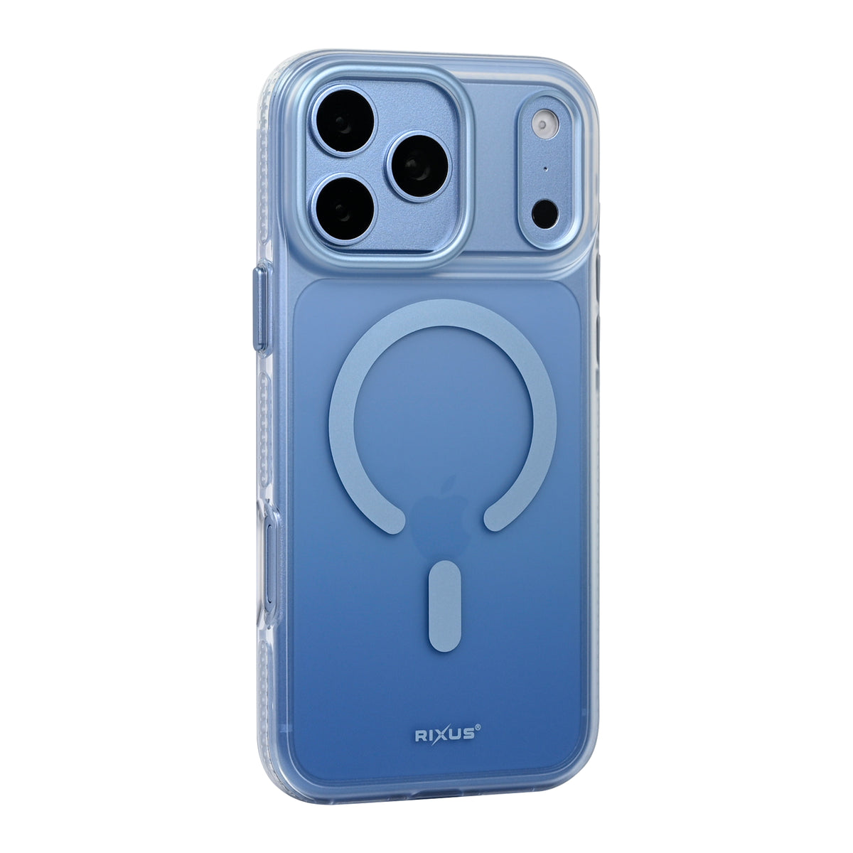 Rixus Aero Shield Case With MagSafe Compatible For Apple iPhone 17 Pro, 18 Pro Glacier