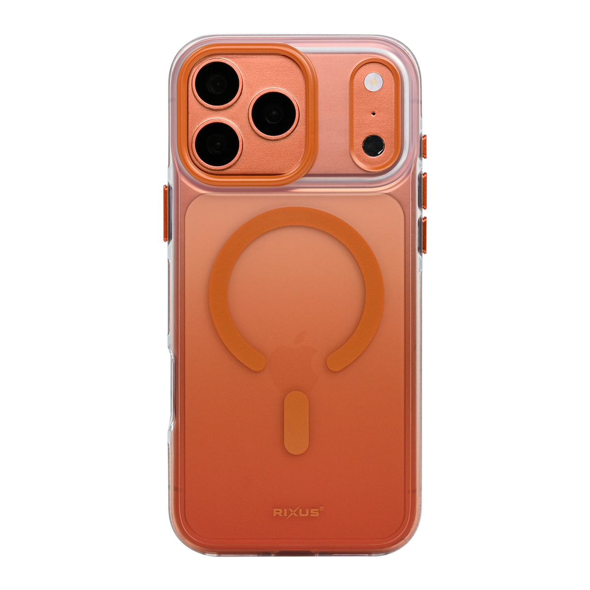 Rixus Aero Shield Case With MagSafe Compatible For Apple iPhone 17 Pro, 18 Pro Orange