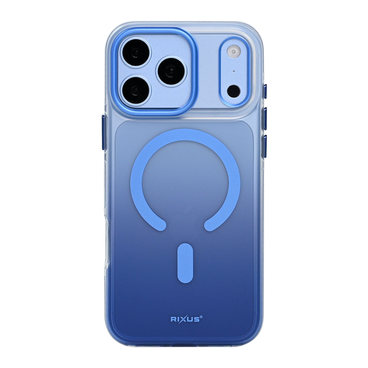 Rixus Aero Shield Case With MagSafe Compatible For Apple iPhone 17 Pro, 18 Pro Blue