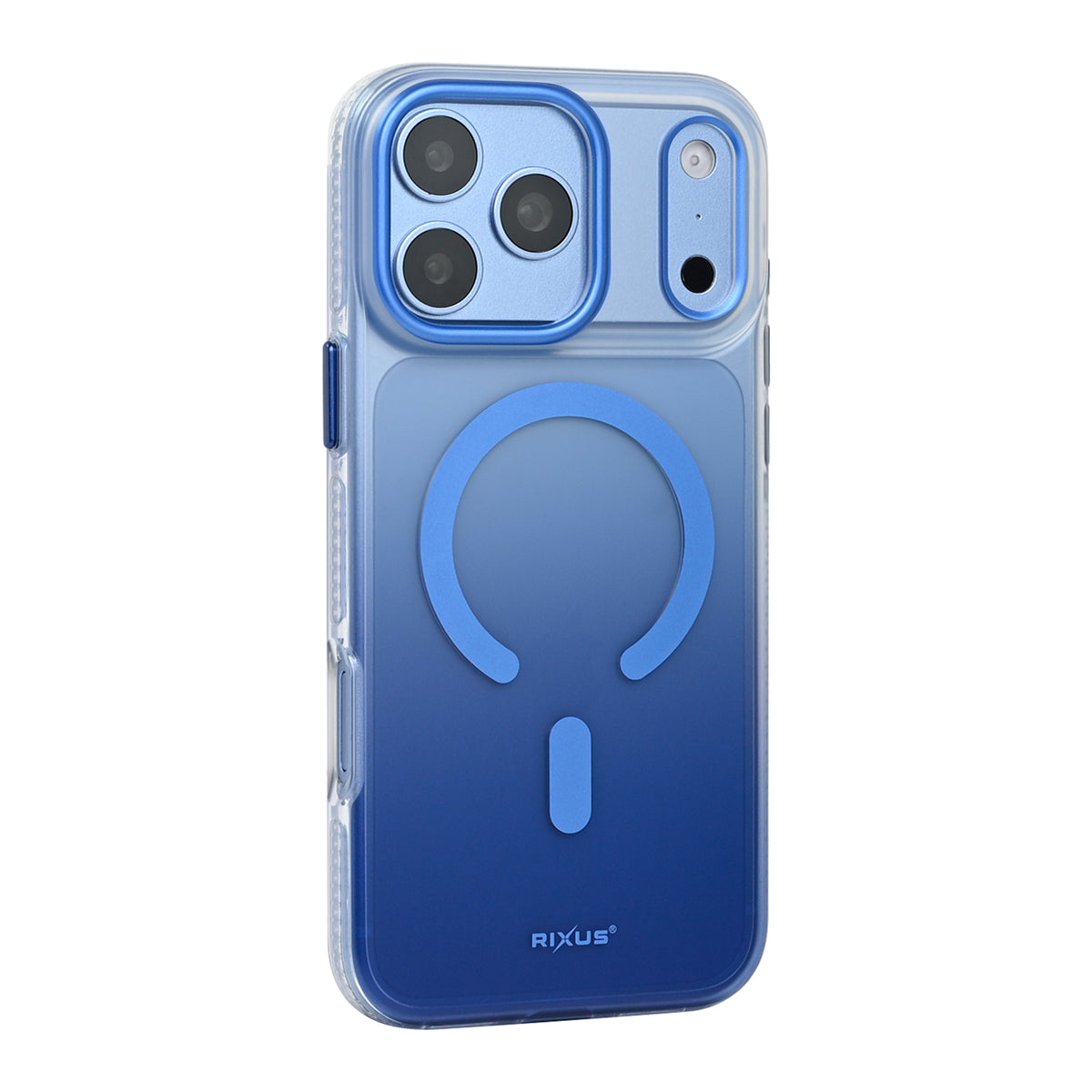 Rixus Aero Shield Case With MagSafe Compatible For Apple iPhone 17 Pro, 18 Pro Blue