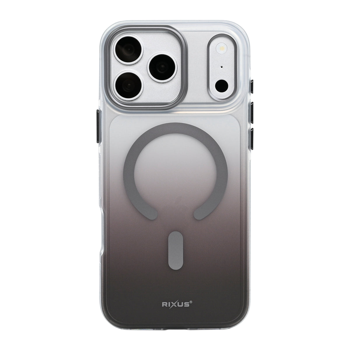 Rixus Aero Shield Case With MagSafe Compatible For Apple iPhone 17 Pro Max, 18 Pro Max Deep Grey