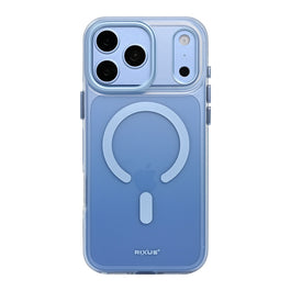 Rixus Aero Shield Case With MagSafe Compatible For Apple iPhone 17 Pro Max, 18 Pro Max Glacier