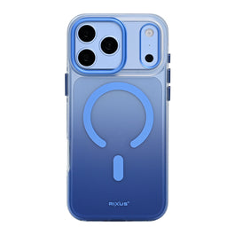 Rixus Aero Shield Case With MagSafe Compatible For Apple iPhone 17 Pro Max, 18 Pro Max Blue