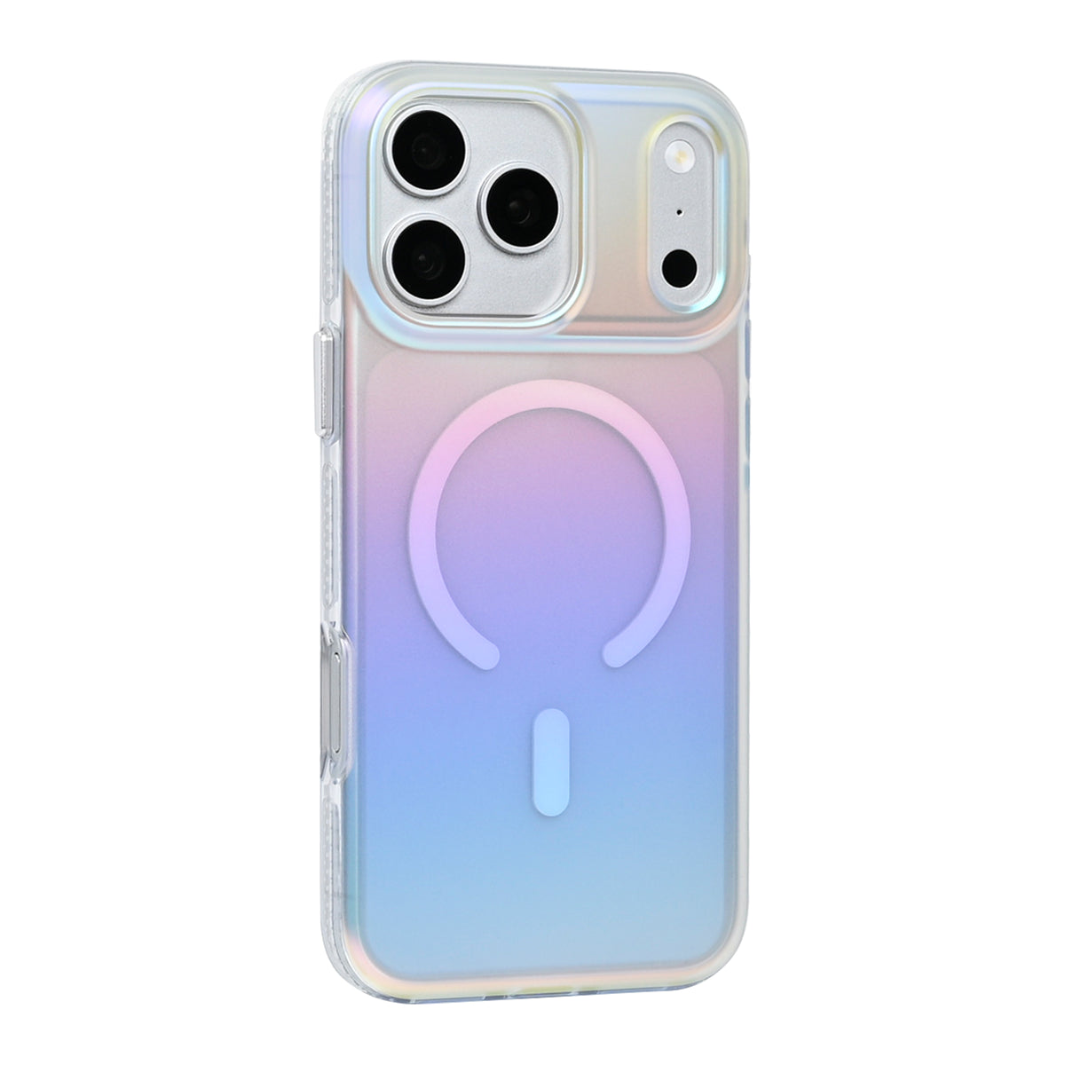 Rixus Aero Neon Shield Case With MagSafe Compatible For Apple iPhone 17 Pro, 18 Pro White