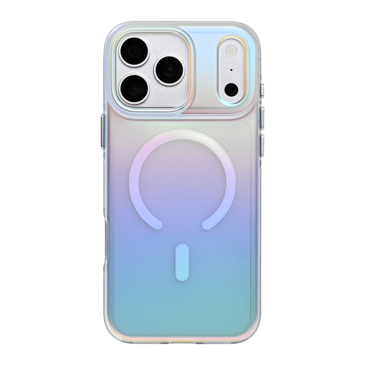 Rixus Aero Neon Shield Case With MagSafe Compatible For Apple iPhone 17 Pro Max, 18 Pro Max White