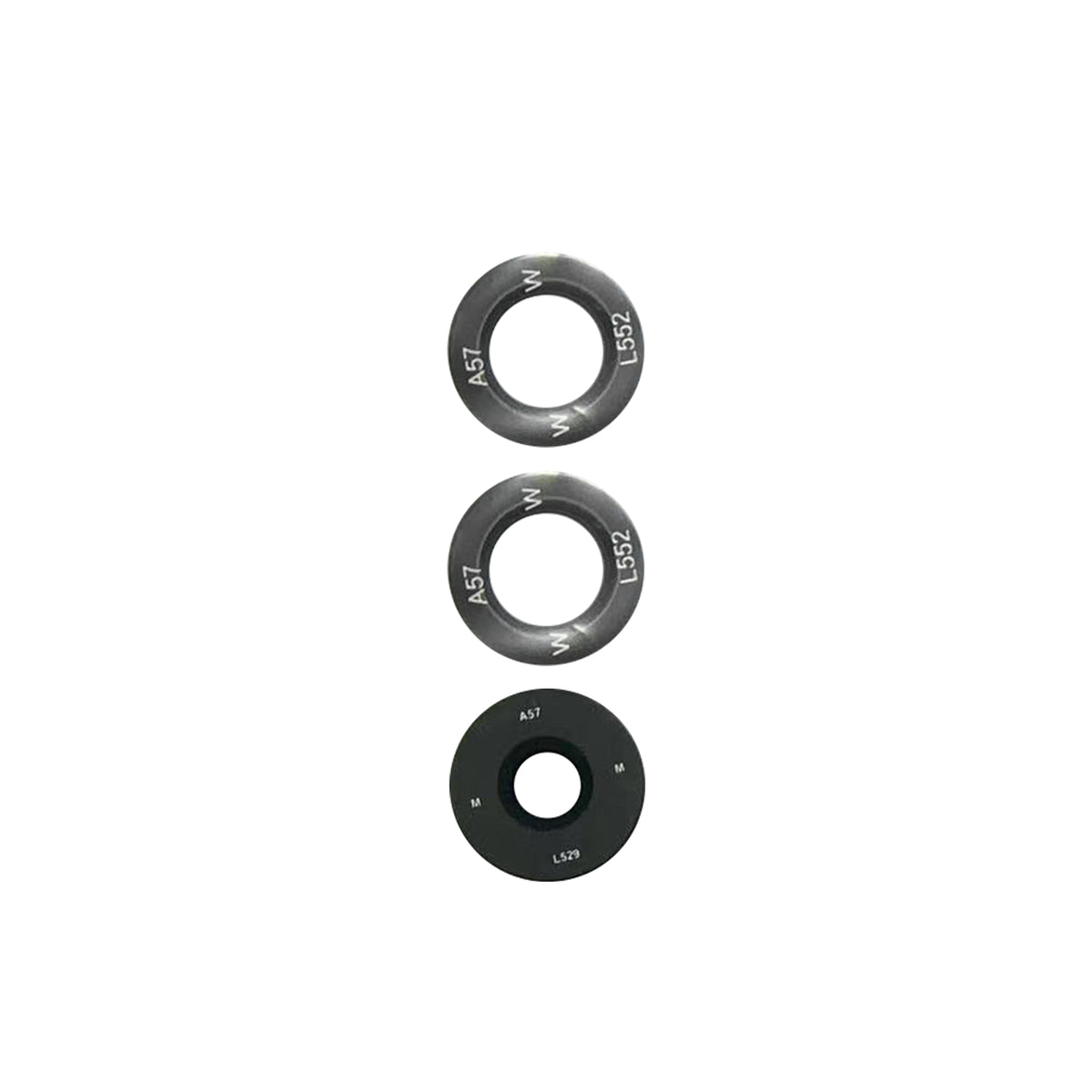 Samsung Galaxy A57 A576B, A37 A376B Camera Lens Cover Set Black OEM