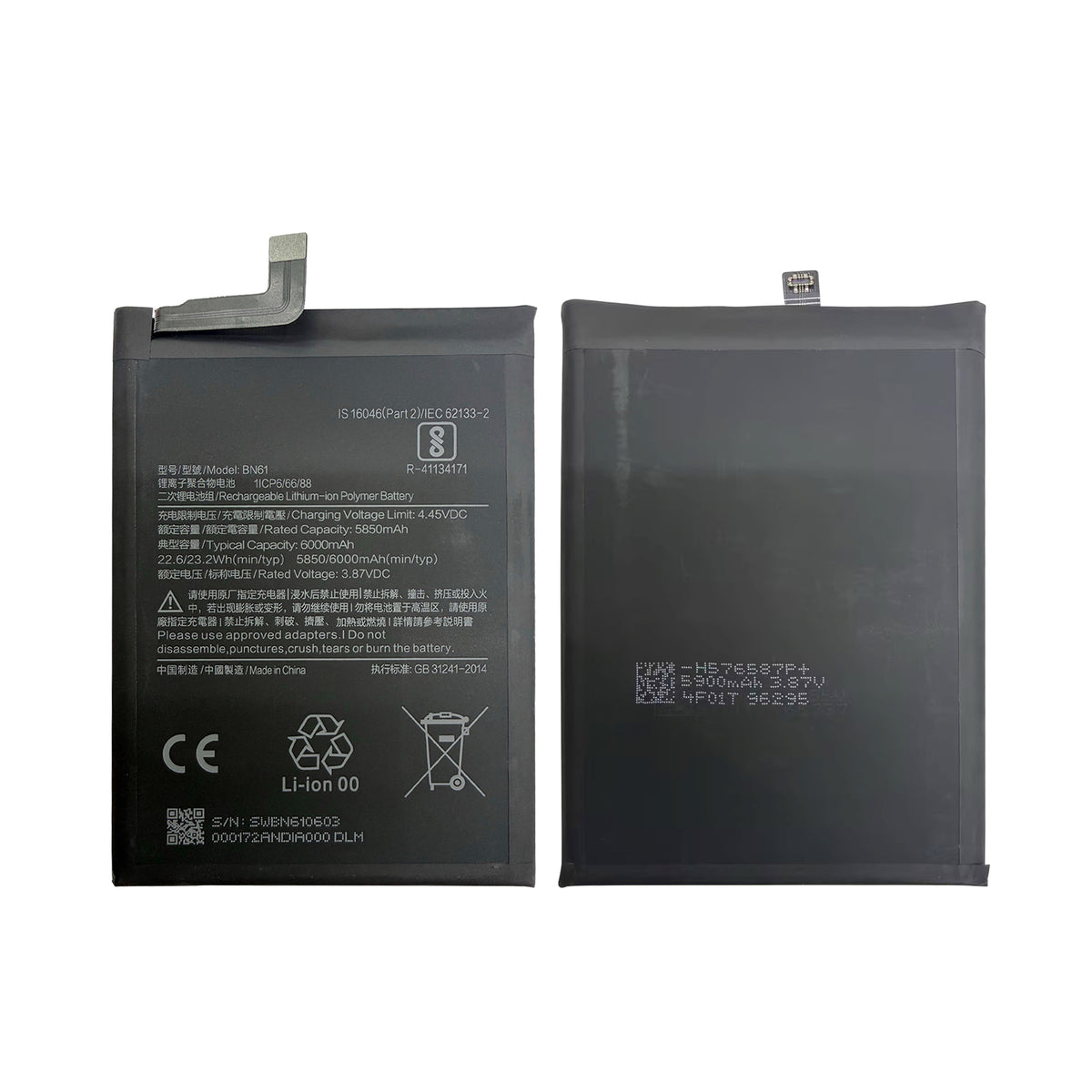Xiaomi Poco X3 Battery BN61 OEM