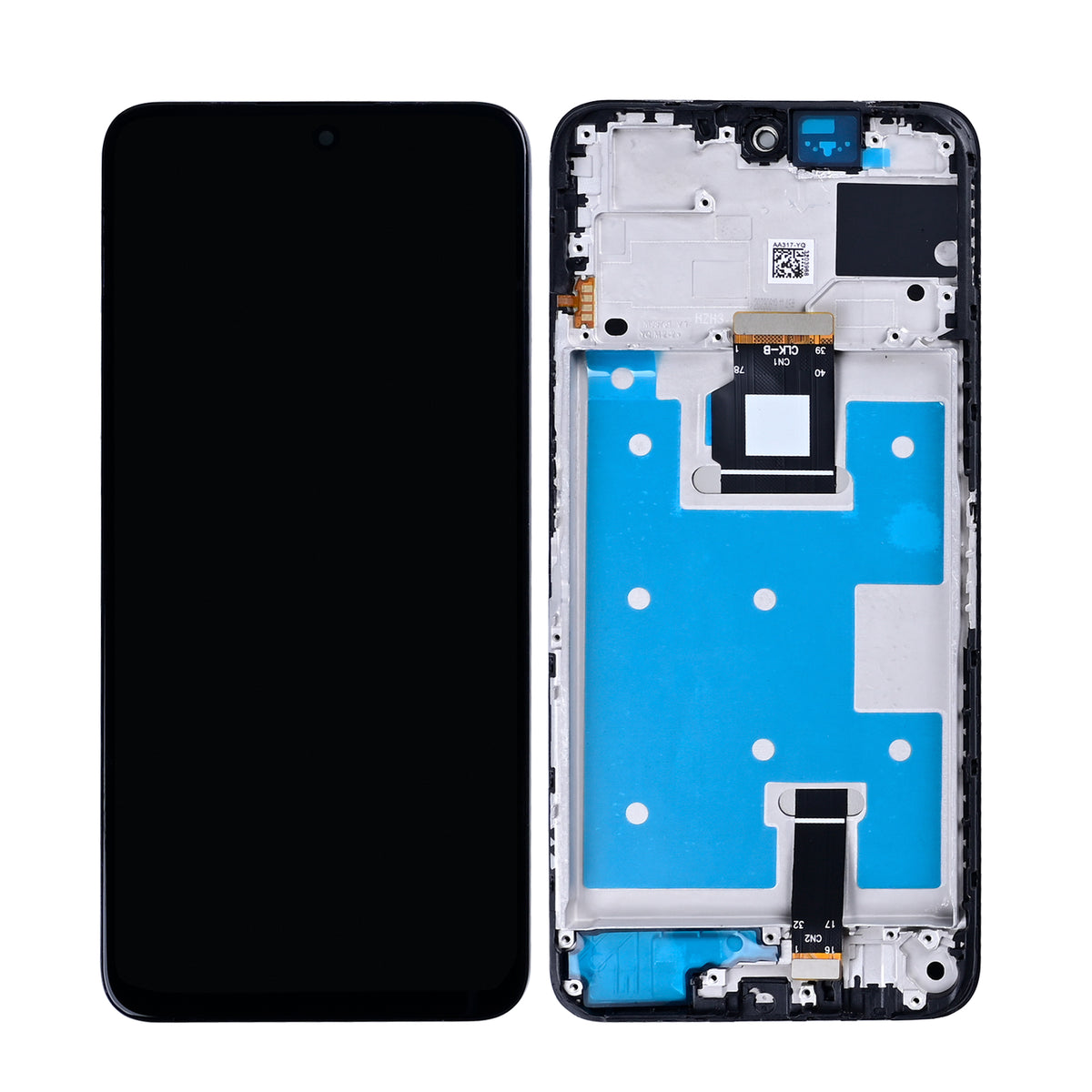 Honor 90 Smart, X7b 4G Display And Digitizer With Frame Black OEM