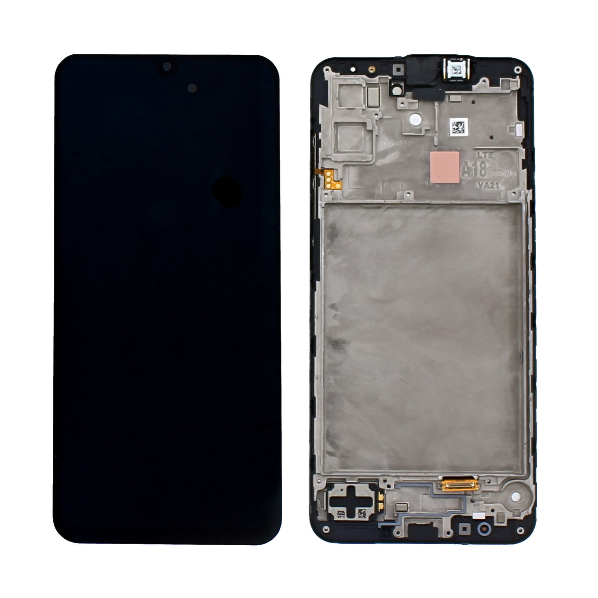 Samsung Galaxy A18 4G A185F Display And Digitizer With Frame Black Service Pack