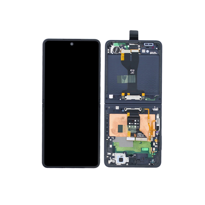 Samsung Galaxy Z Flip 7 F766 Display And Digitizer With Frame Black Service Pack