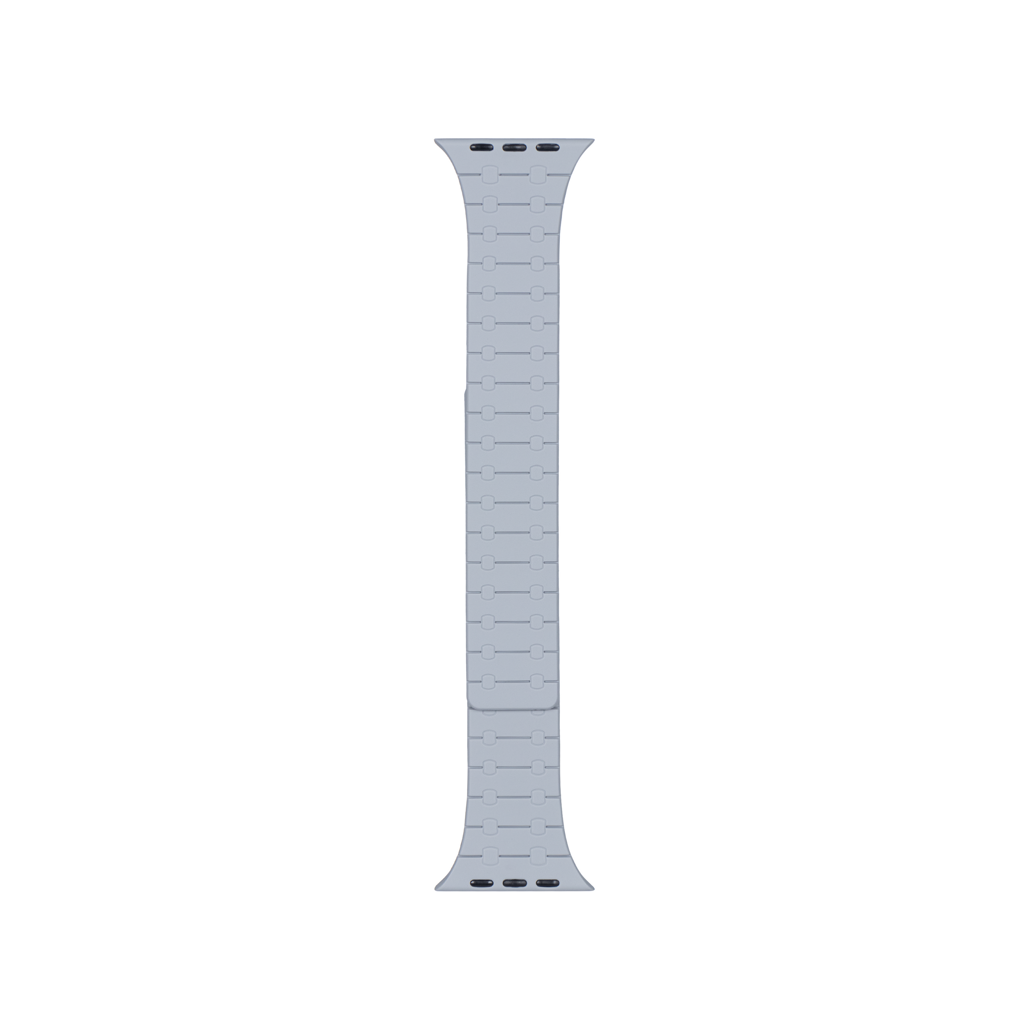 Magnetic Silicone Band For Apple Watch 42mm, 44mm, 45mm, 49mm Double Color Gray, Blue Retail Box