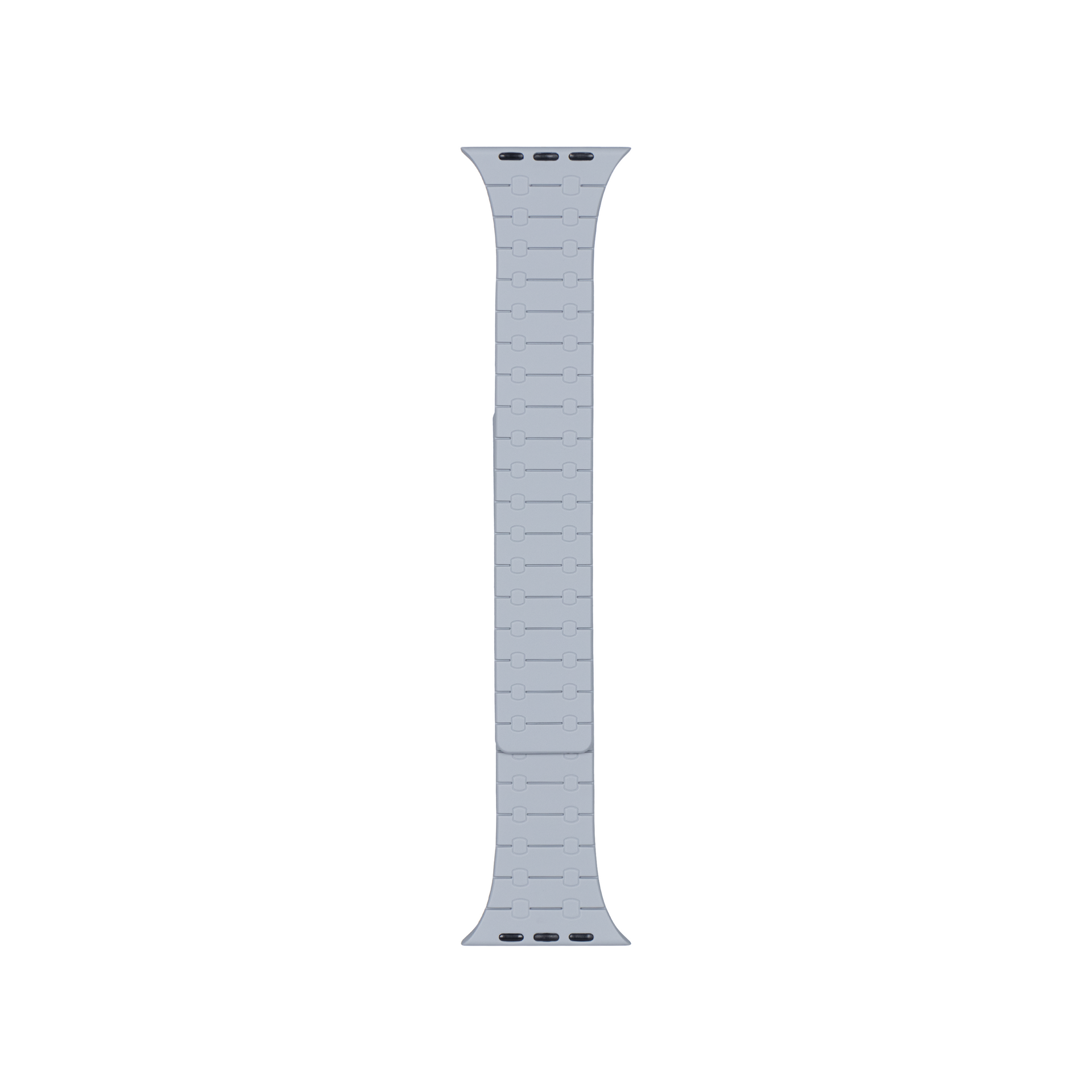 Magnetic Silicone Band For Apple Watch 42mm, 44mm, 45mm, 49mm Double Color Gray, Blue Retail Box