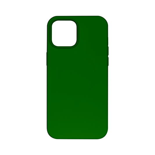 Rixus Soft TPU Phone Case With MagSafe Compatible For Apple iPhone 13 Mini Dark Green
