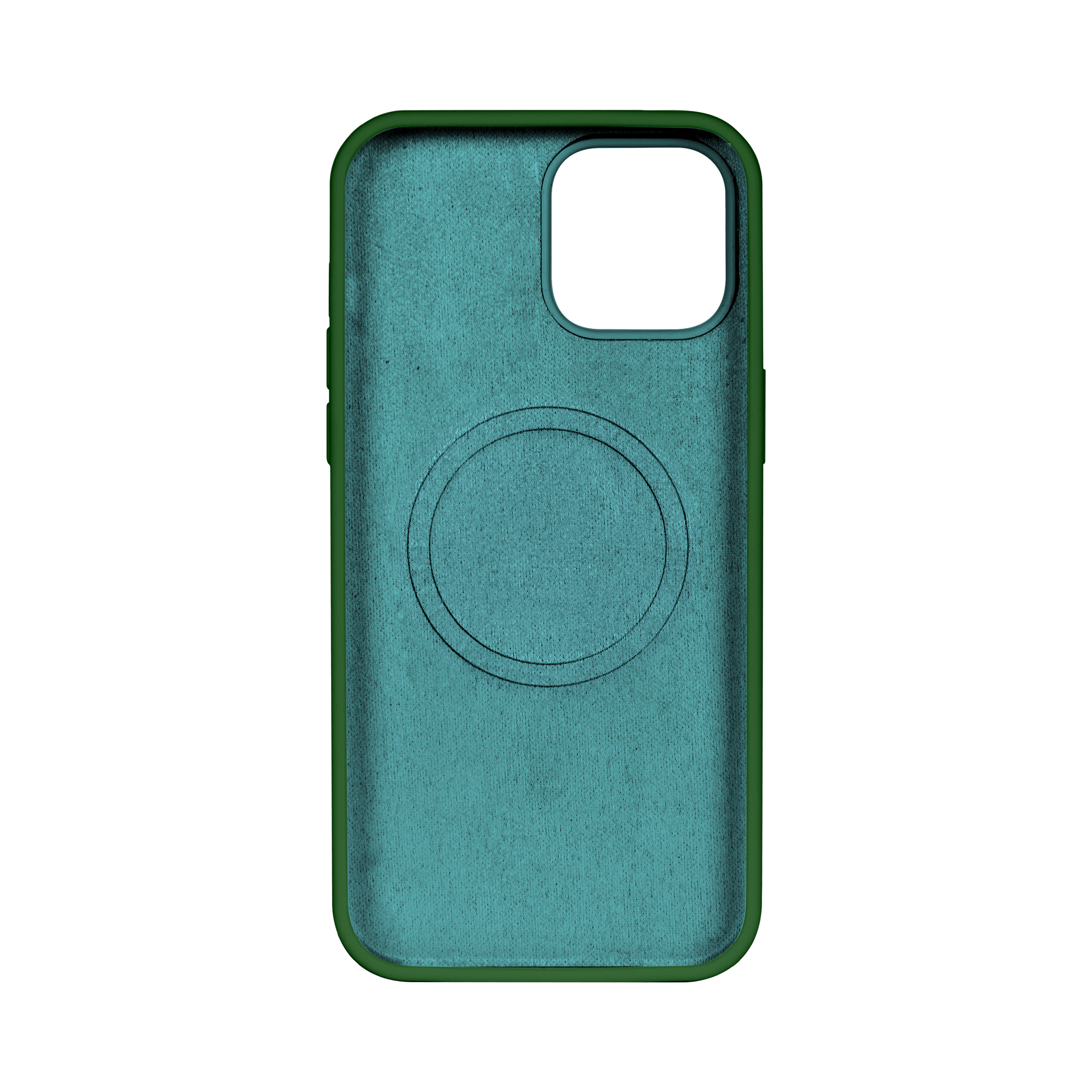 Rixus Soft TPU Phone Case With MagSafe Compatible For Apple iPhone 13 Mini Dark Green