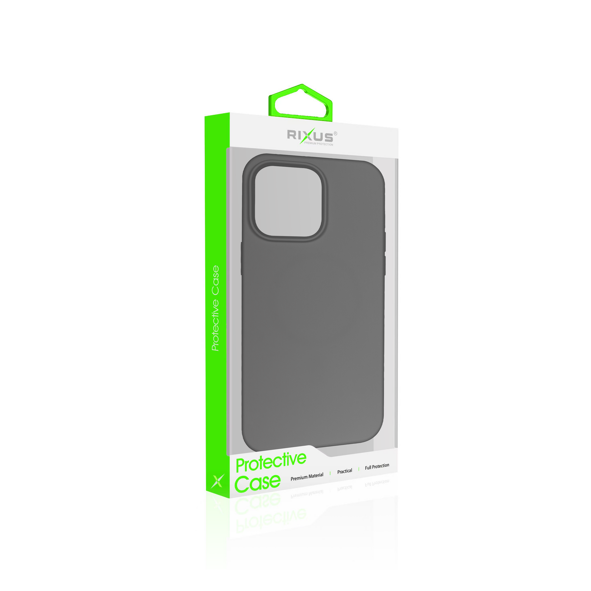 Rixus Soft TPU Phone Case With MagSafe Compatible For Apple iPhone 13 Pro Max Black