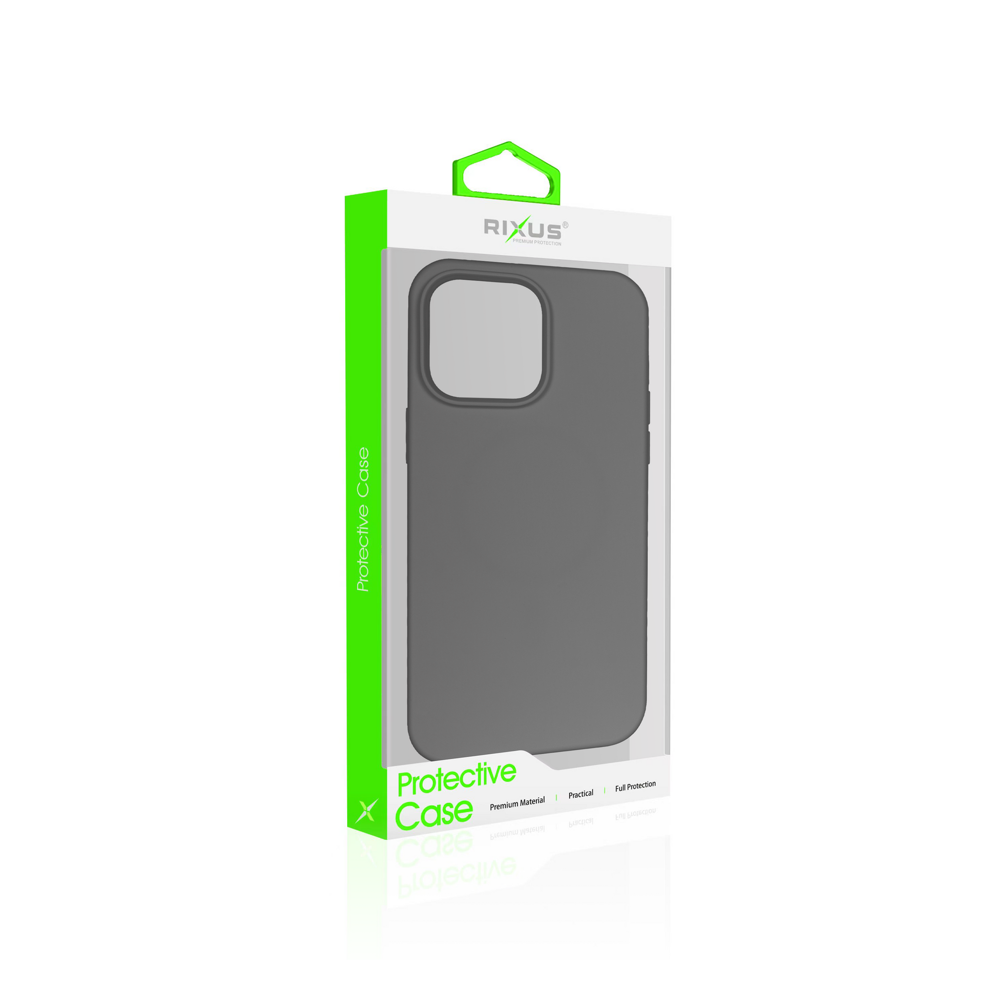 Rixus Soft TPU Phone Case With MagSafe Compatible For Apple iPhone 13 Pro Max Black