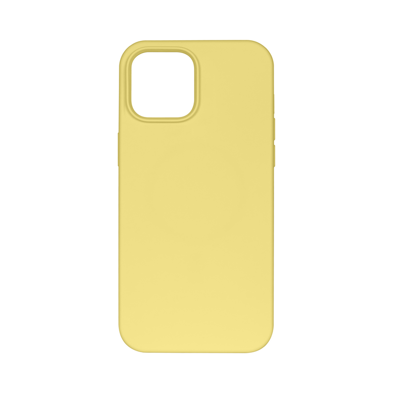 Rixus For iPhone 14 Soft TPU Phone Case With MagSafe Gold