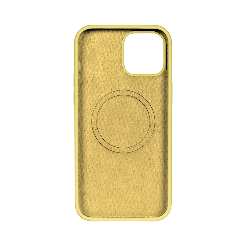 Rixus For iPhone 14 Soft TPU Phone Case With MagSafe Gold