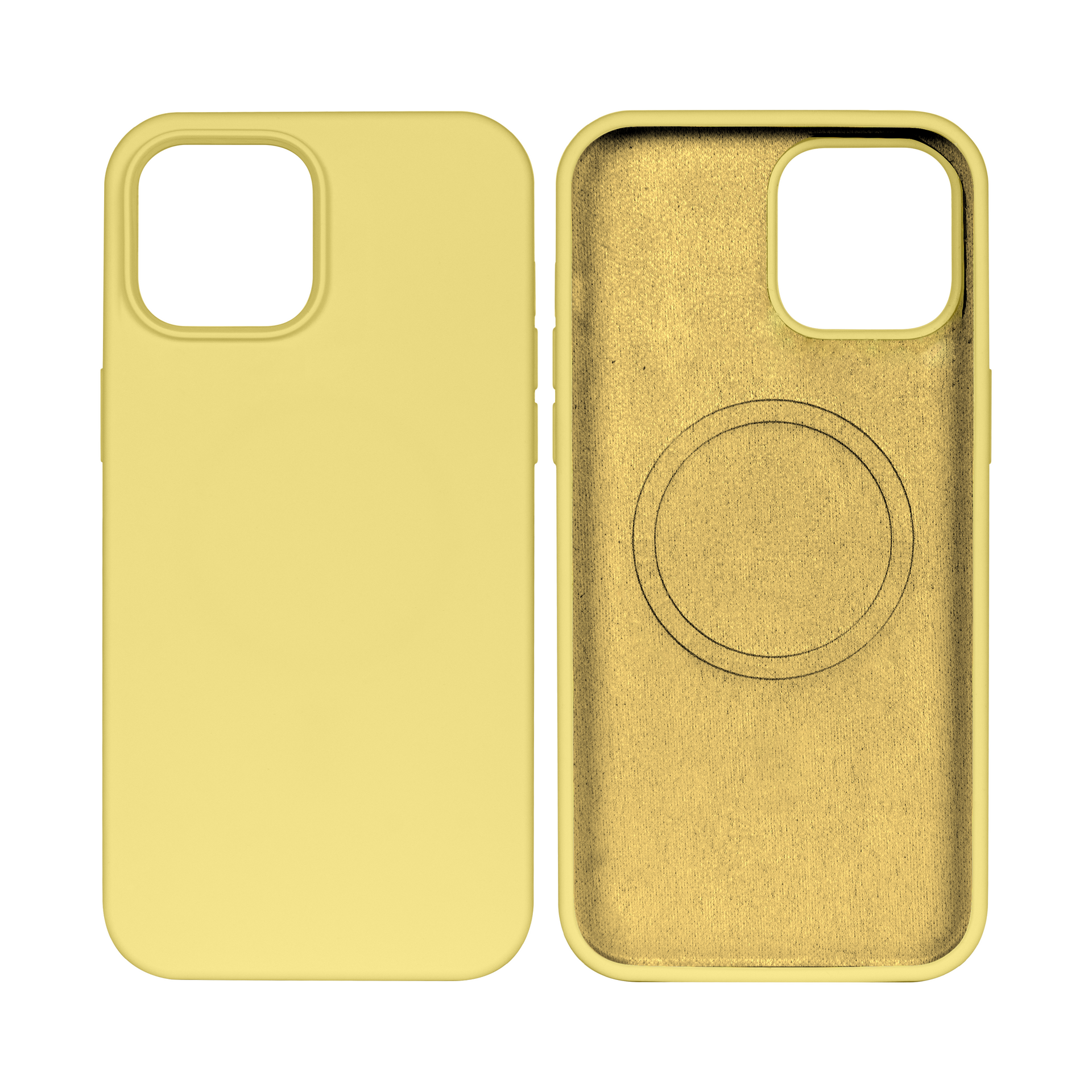 Rixus Soft TPU Phone Case With MagSafe Compatible For Apple iPhone 14 Gold