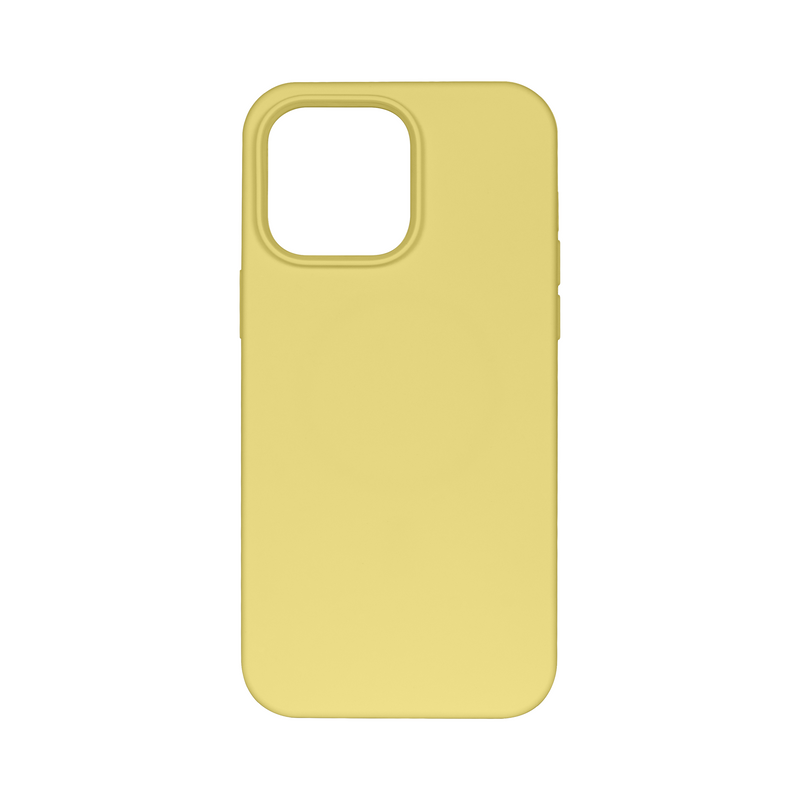 Rixus For iPhone 14 Plus Soft TPU Phone Case With MagSafe Gold