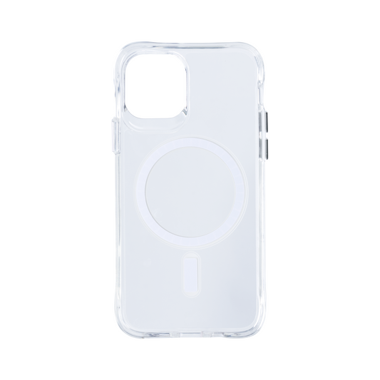 Rixus Anti Shock Case TPU With MagSafe Compatible For Apple iPhone 11 Pro Max Transparent