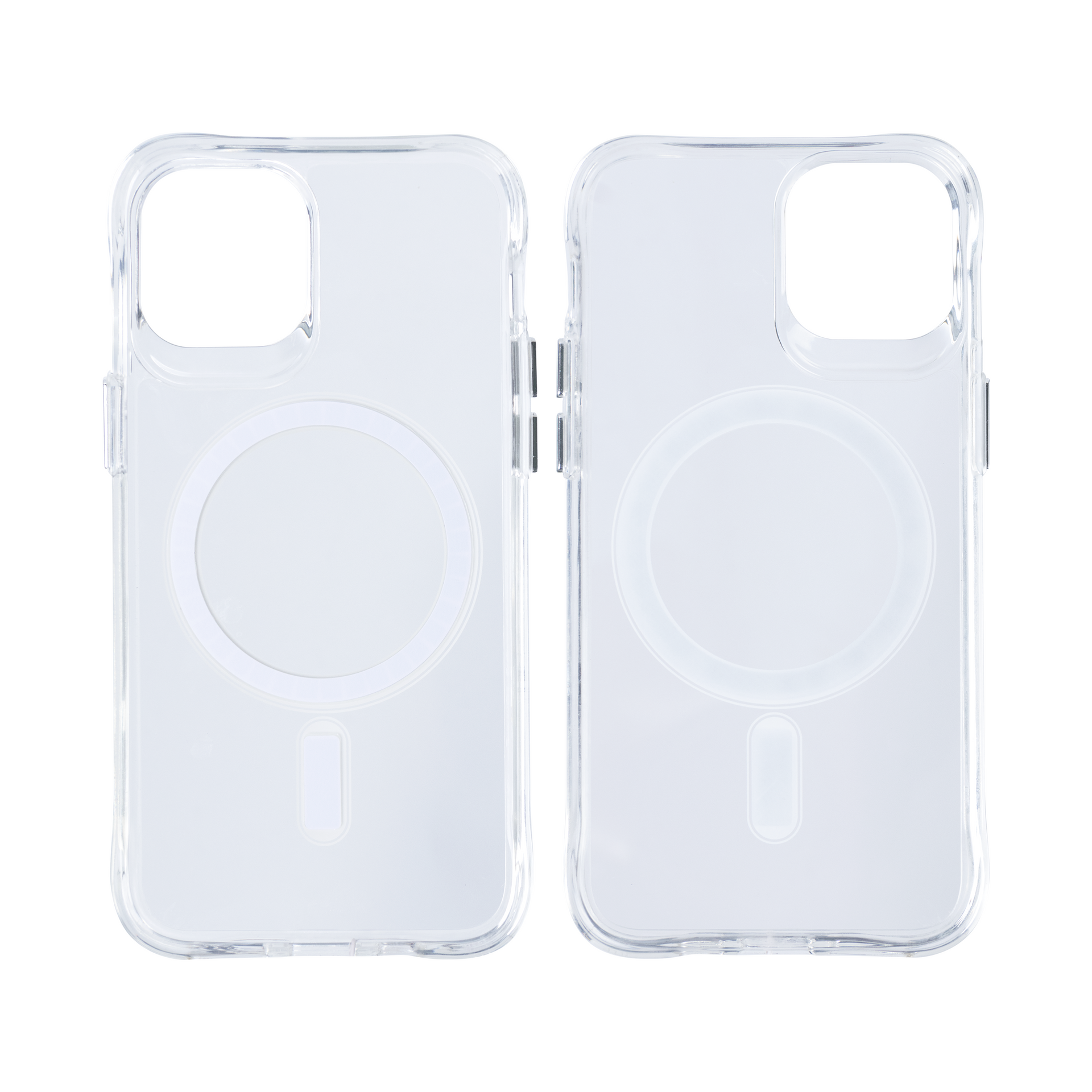 Rixus Anti Shock Case TPU With MagSafe Compatible For Apple iPhone 12 Pro Max Transparent