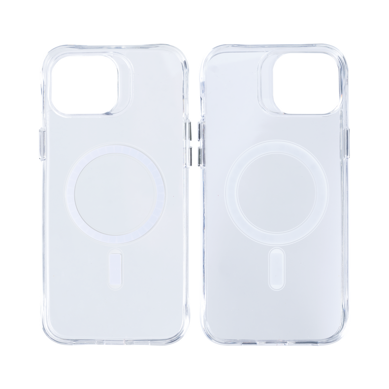 Rixus For iPhone 14 Plus Crystal Clear Anti-shock TPU With MagSafe