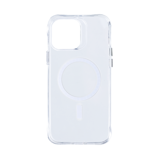Rixus Anti Shock Case TPU With MagSafe Compatible For Apple iPhone 14 Pro Max Transparent