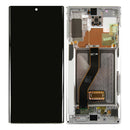 Samsung Galaxy Note 10 Plus N975F Display And Digitizer With Frame Aura White Service Pack