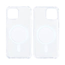 Rixus For iPhone 11 Anti-Burst Case With Magsafe Transparent