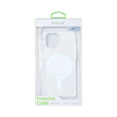 Rixus Anti-Burst Case With Magsafe For Apple iPhone 11 Transparent