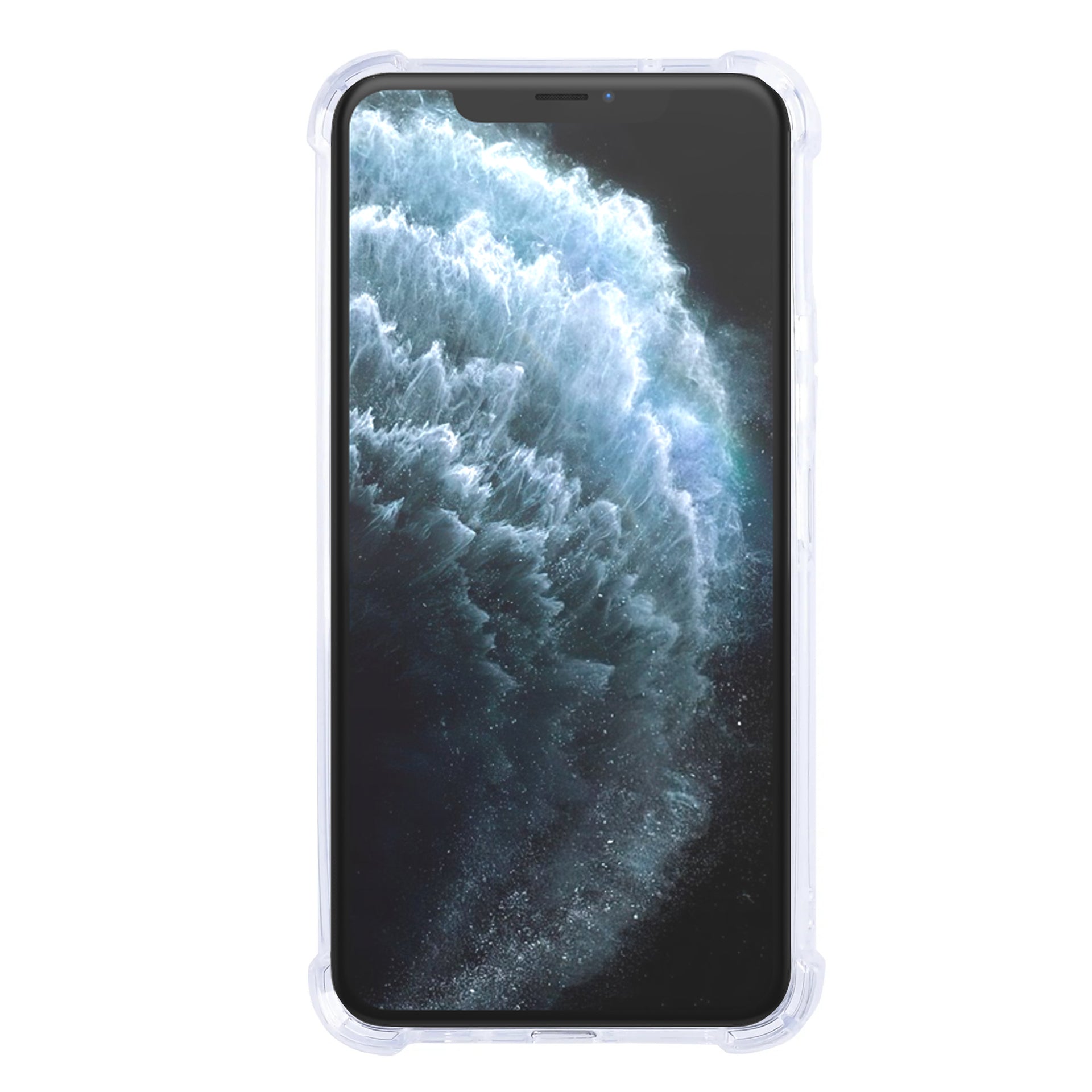 Rixus Anti-Burst Case With MagSafe Compatible For Apple iPhone 11 Pro Transparent