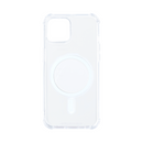 Rixus Anti-Burst Case With Magsafe For Apple iPhone 12, 12 Pro Transparent