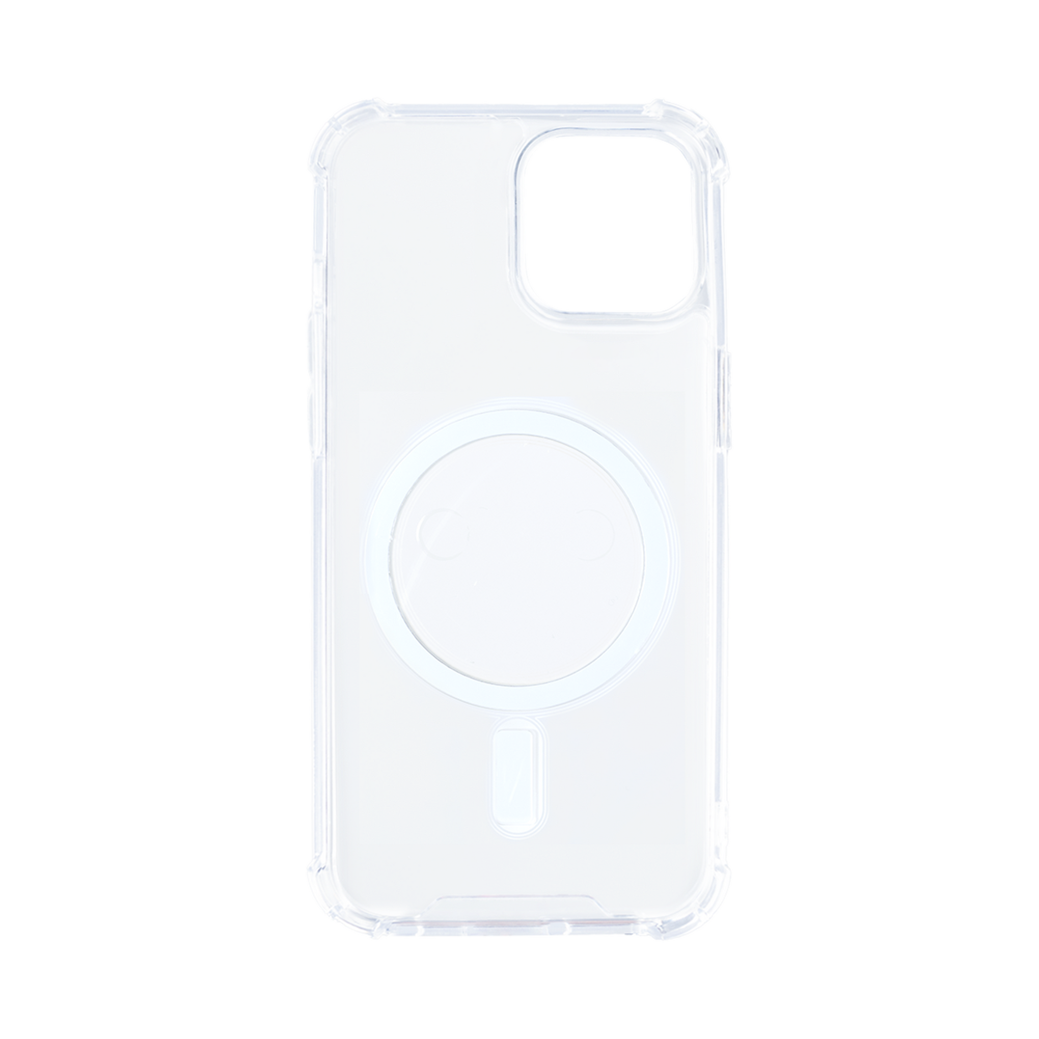Rixus Anti-Burst Case With MagSafe Compatible For Apple iPhone 12, 12 Pro Transparent
