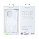 Rixus Anti-Burst Case With MagSafe Compatible For Apple iPhone 12 Pro Max Transparent