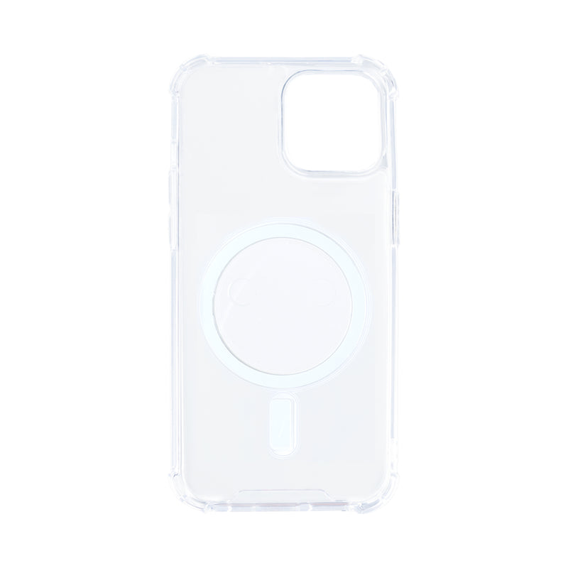 Rixus Anti-Burst Case With Magsafe For Apple iPhone 13 Transparent