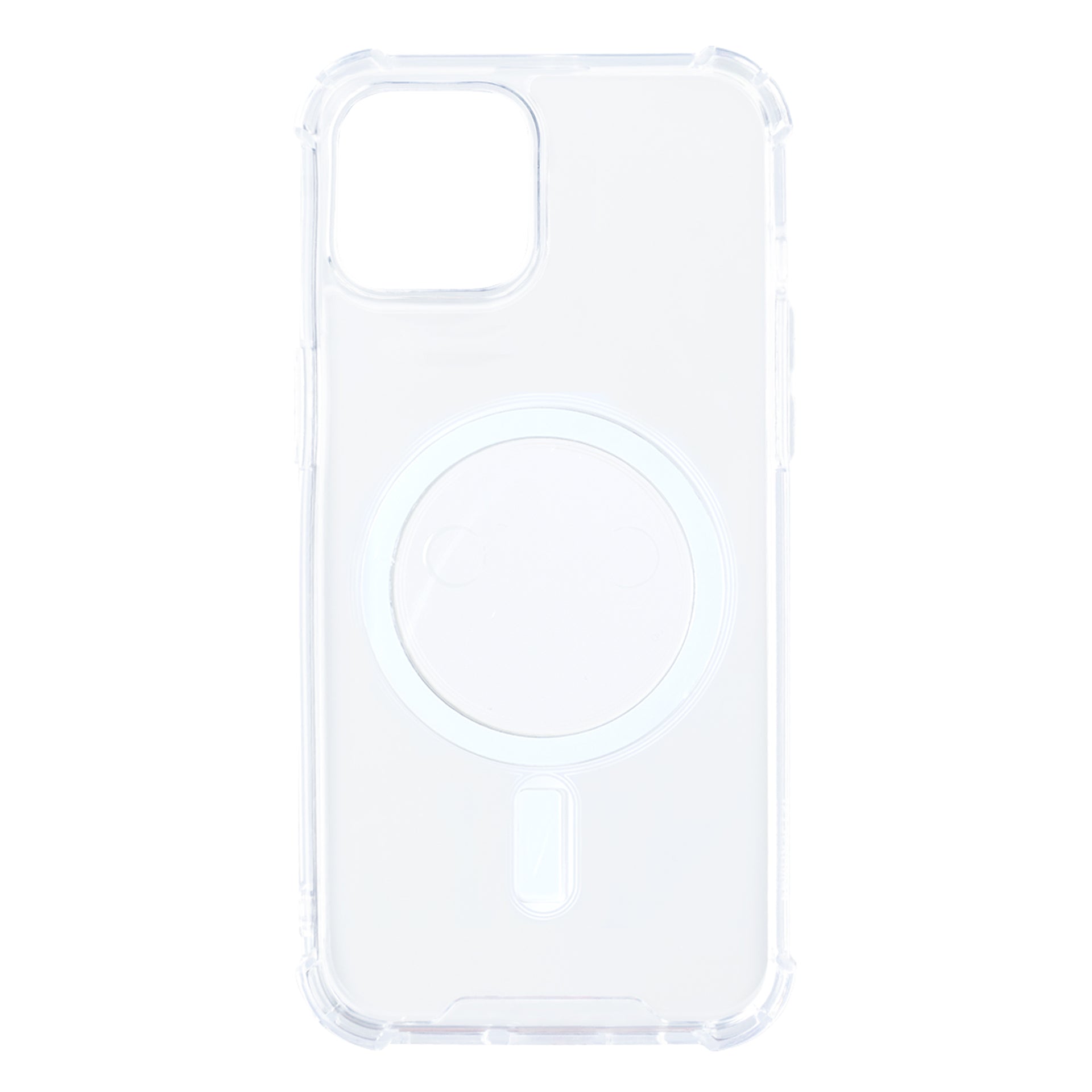 Rixus Anti-Burst Case With MagSafe Compatible For Apple iPhone 13 Mini Transparent