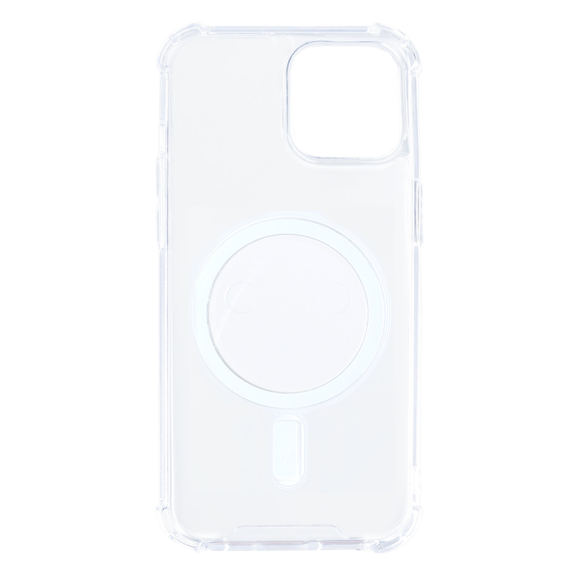 Rixus Anti-Burst Case With MagSafe Compatible For Apple iPhone 13 Mini Transparent