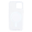 Rixus Anti-Burst Case With MagSafe Compatible For Apple iPhone 13 Mini Transparent