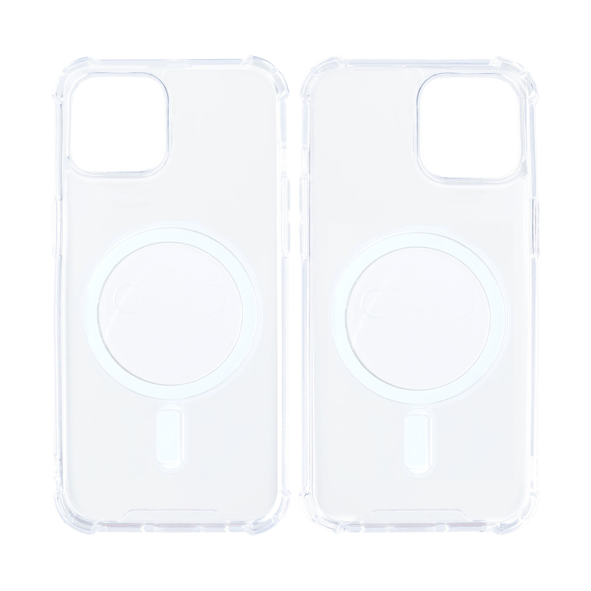 Rixus Anti-Burst Case With MagSafe Compatible For Apple iPhone 13 Mini Transparent