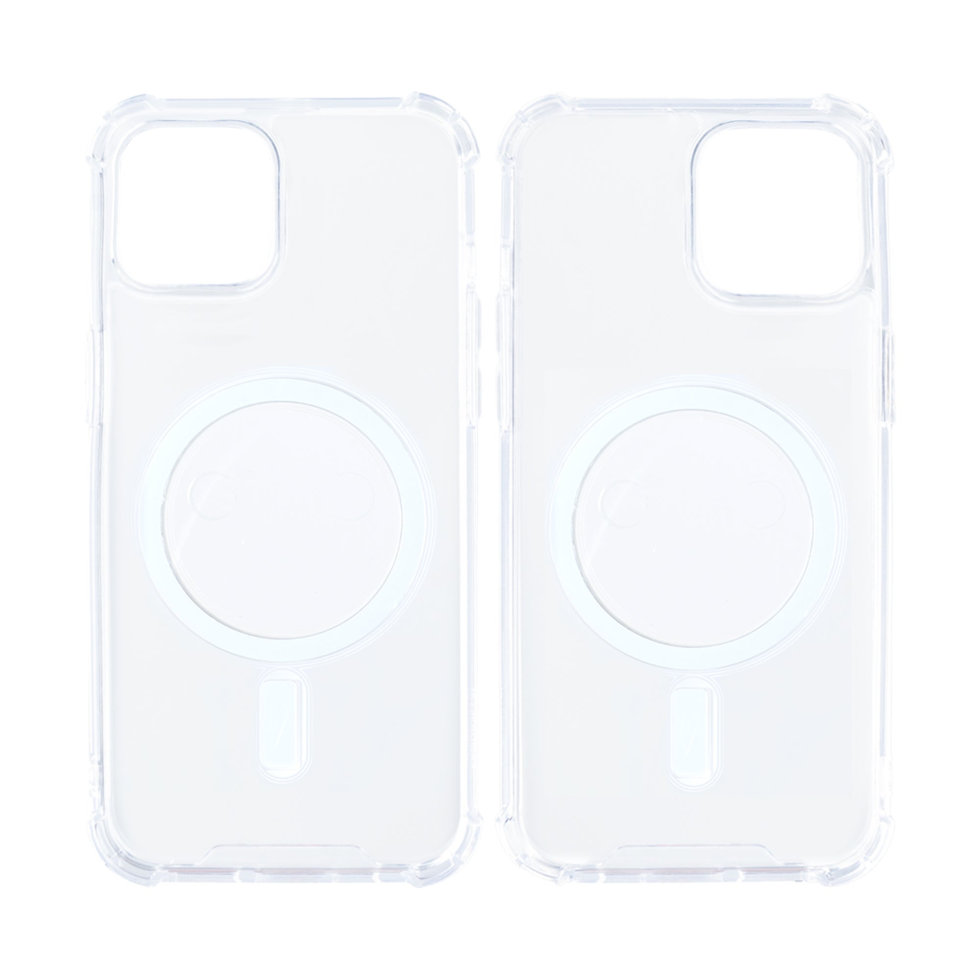 Rixus Anti-Burst Case With MagSafe Compatible For Apple iPhone 13 Mini Transparent