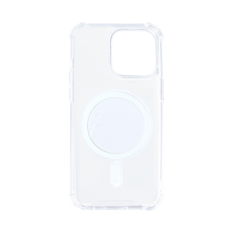 Rixus For iPhone 13 Pro Max Anti-Burst Case With Magsafe Transparent