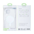 Rixus Anti-Burst Case With MagSafe Compatible For Apple iPhone 14 Transparent